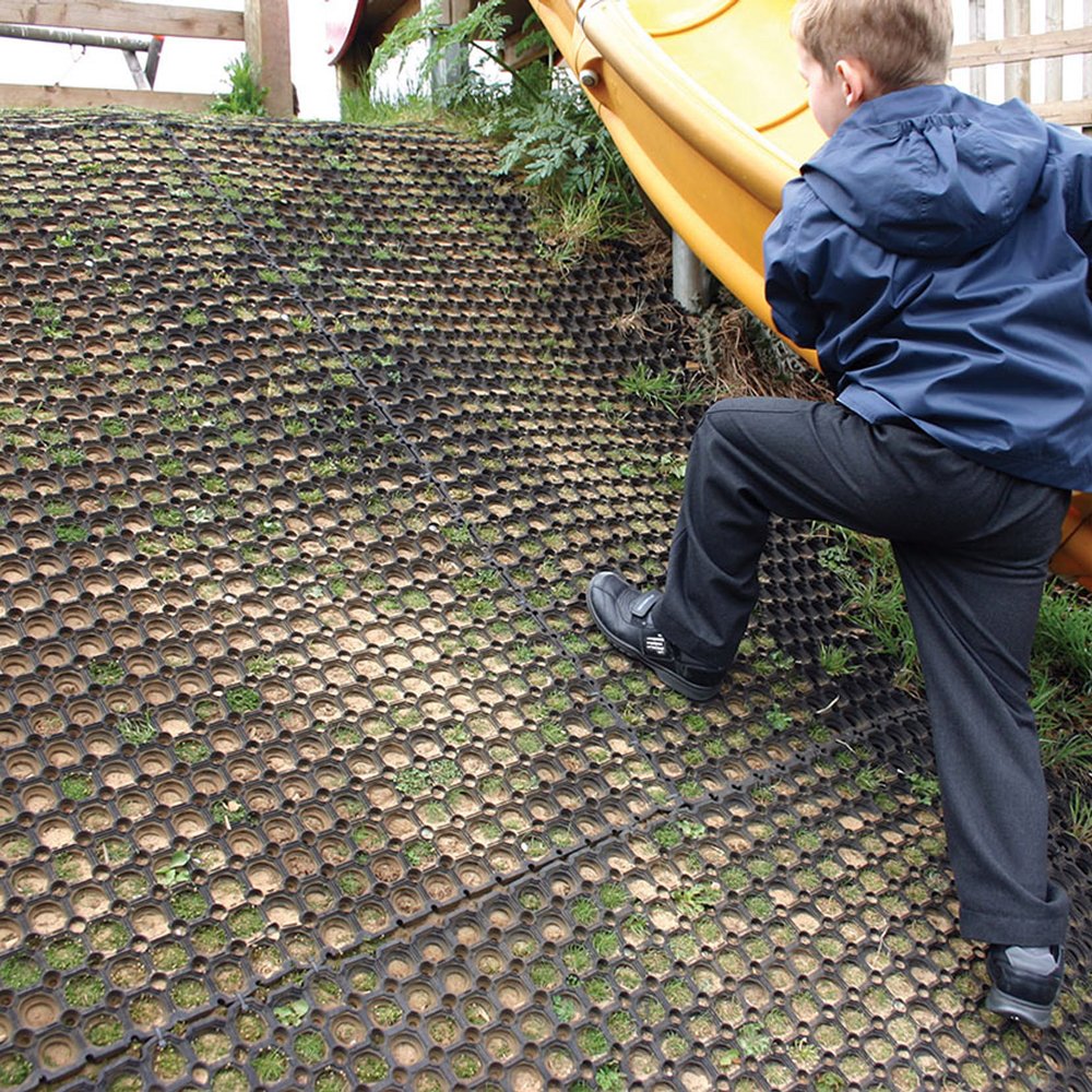 Ringmat Honeycomb tapis de sécurité Paillasson tapis d'entrée anti-salissure extérieur caoutchouc antidérapant tapis de travail