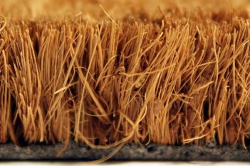 Coir Tapis d'entrée anti-salissure tapis en fibre de coco paillasson