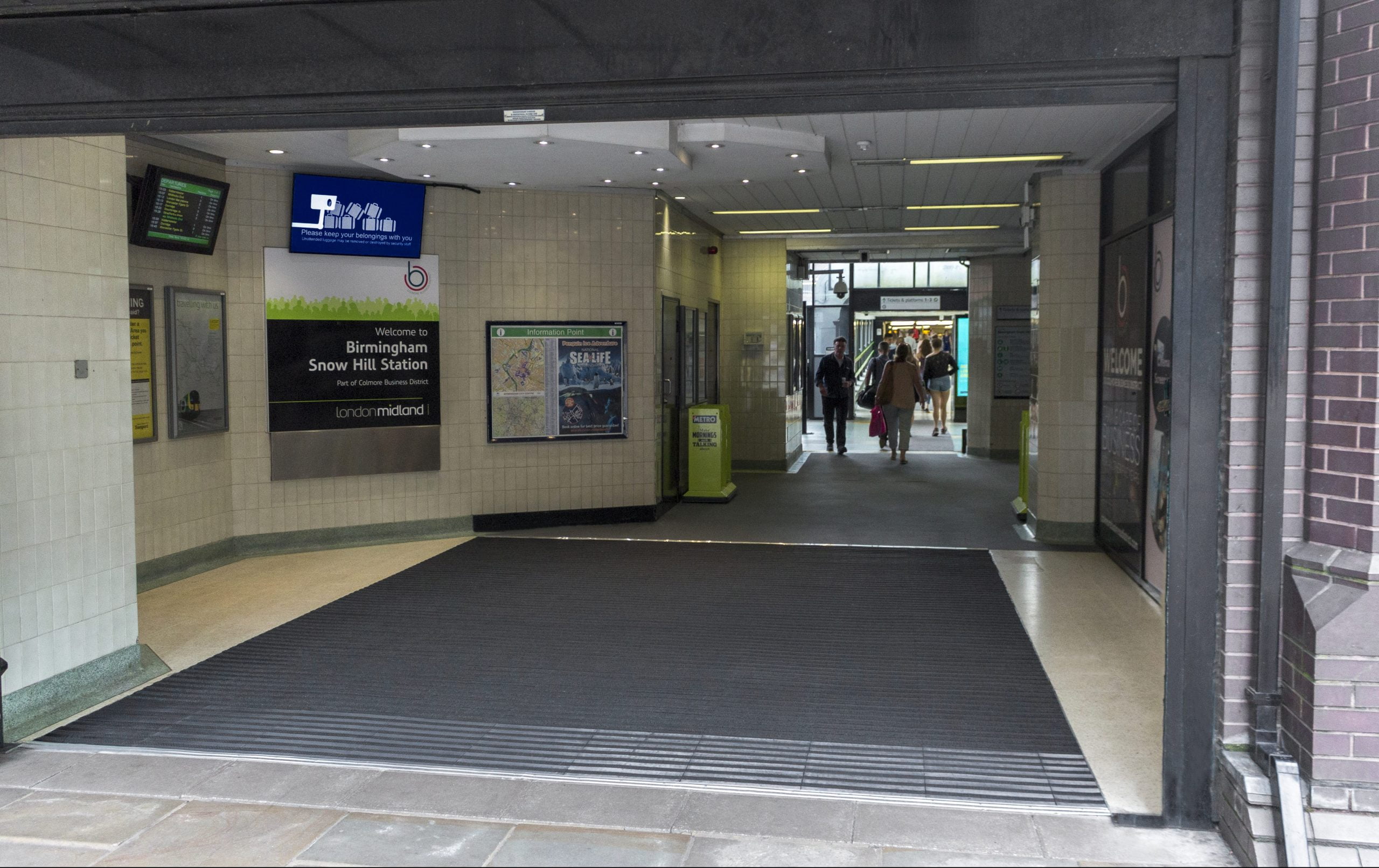 Snow Hill Train Station Entrance Matting Systems