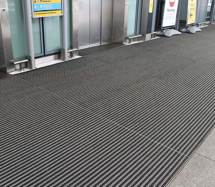 Airport entrance matting